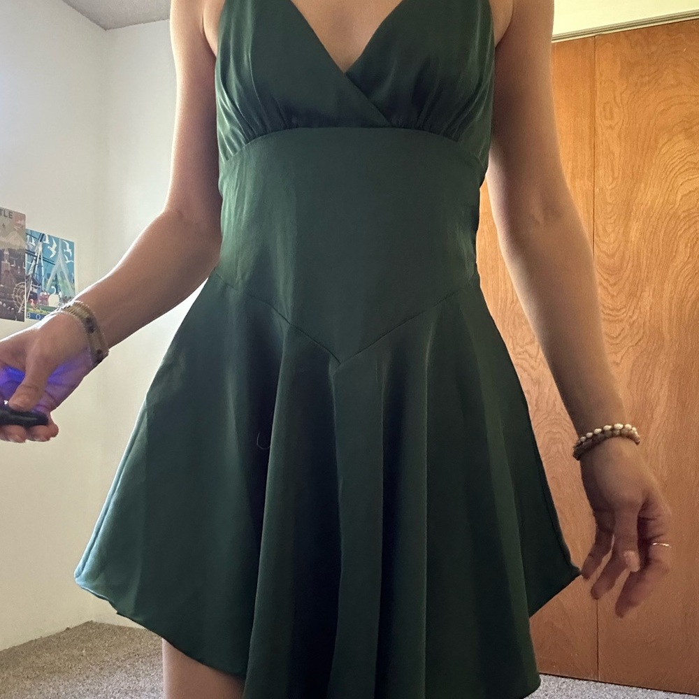 Green fairy dress